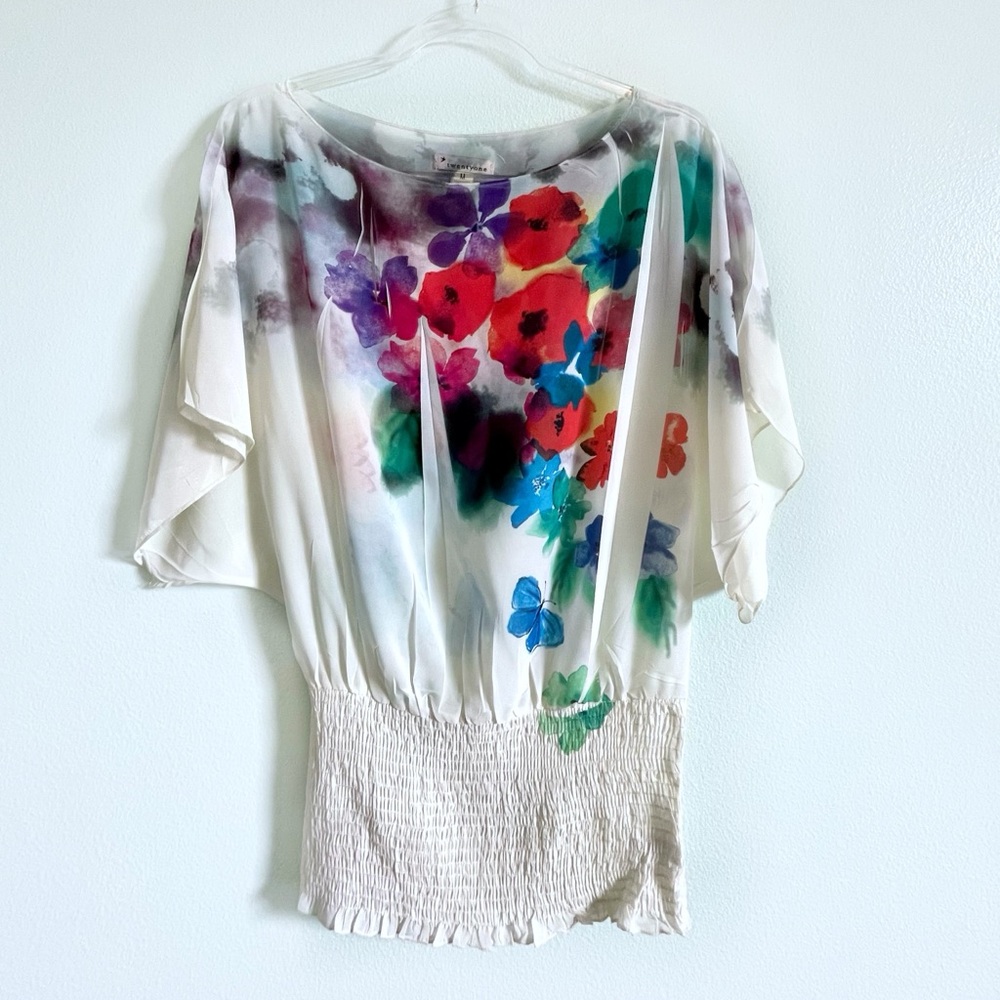 Forever 21 | Y2K Multicolor Floral Blouse